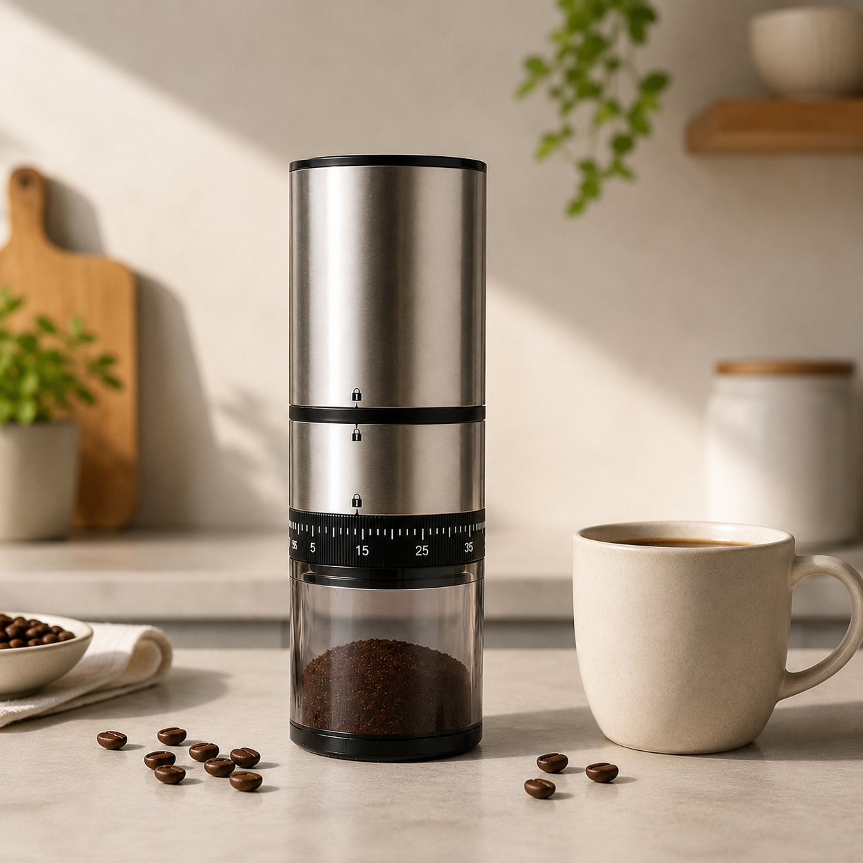 Molinillo de Café Acero